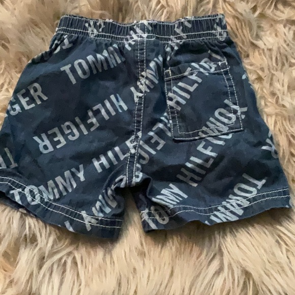 Tommy Hilfiger baby boy shorts. 6-9 months. Denim w/designers name - Picture 6 of 7